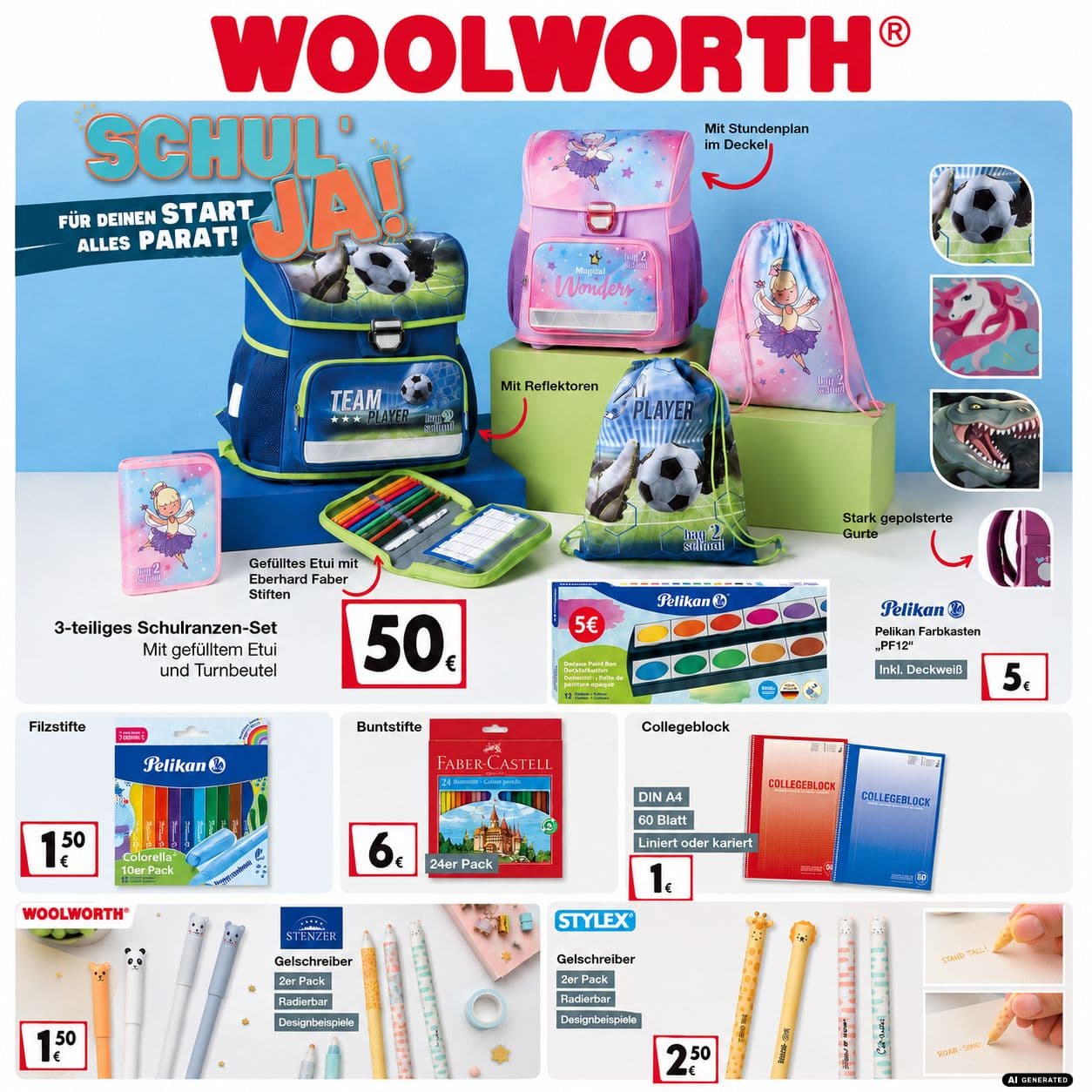 SCHUL-JA! – Alles für deinen Schulstart bei Woolworth