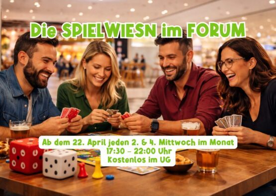 Das FORUM spielt – SPIELWIESN bringt das Spiele-Paradies ins FORUM Schwanthalerhöhe